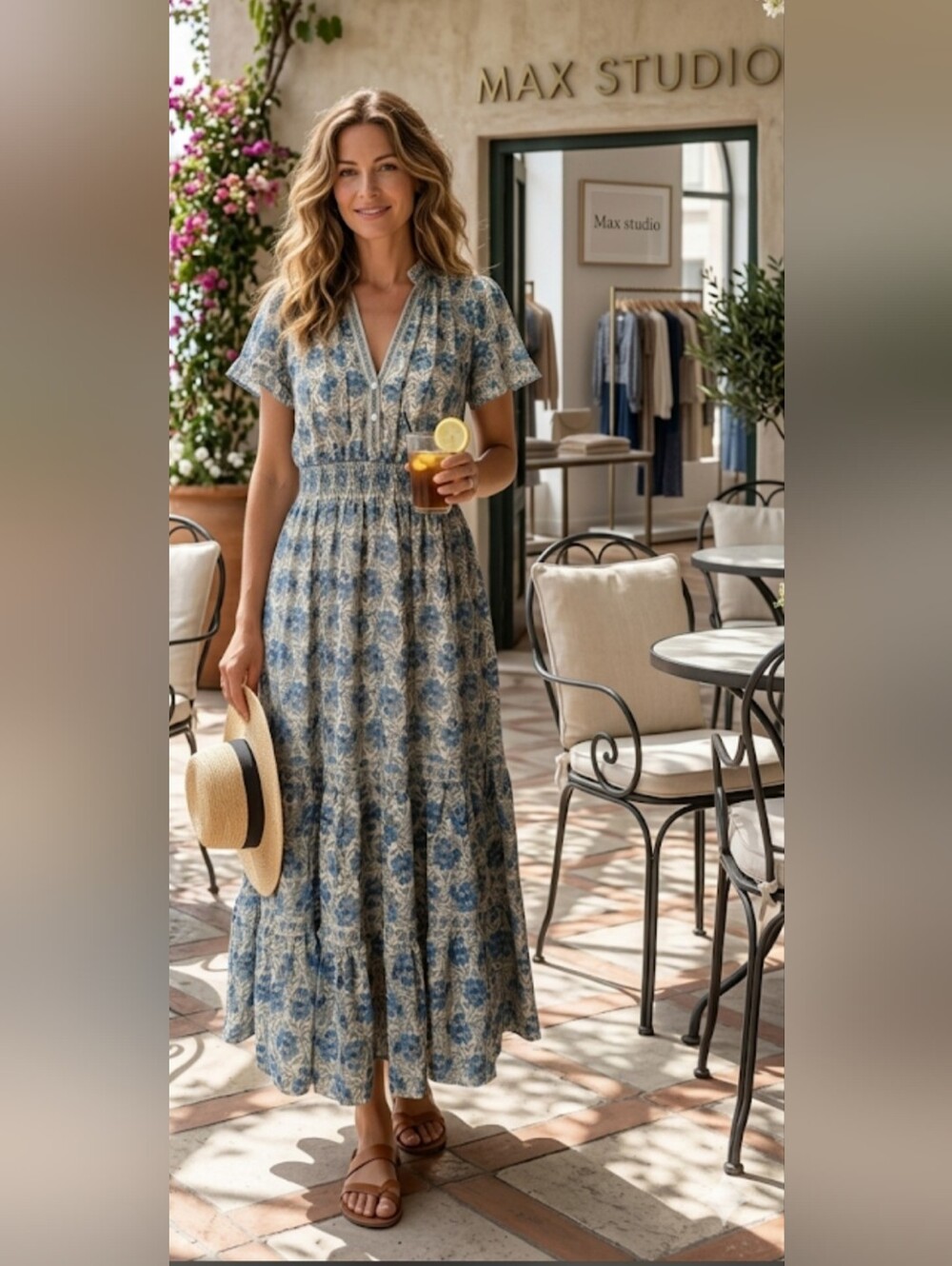 Max Studio Tiered Floral Maxi Dress: Effortless Bohemian Elegance